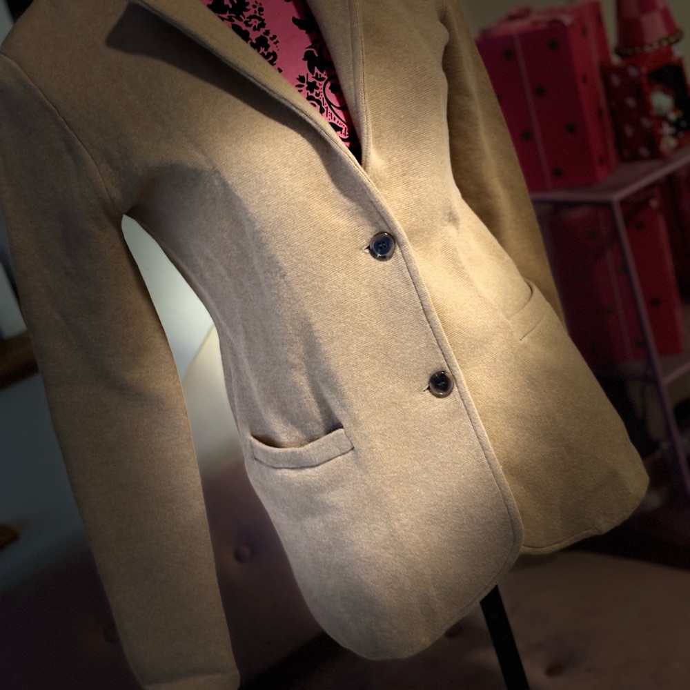 NWT Jcrew tan Wool-Blend Blazer